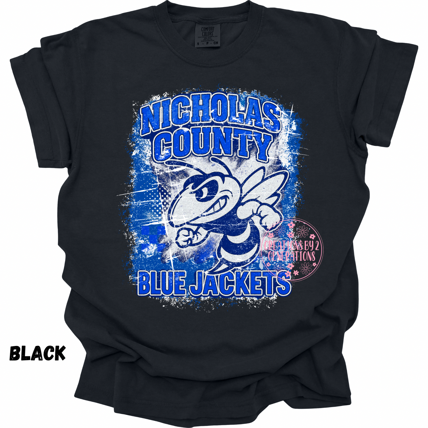 NICHOLAS COUNTY BLUE JACKETS GRUNGE PREORDER (YOUTH)