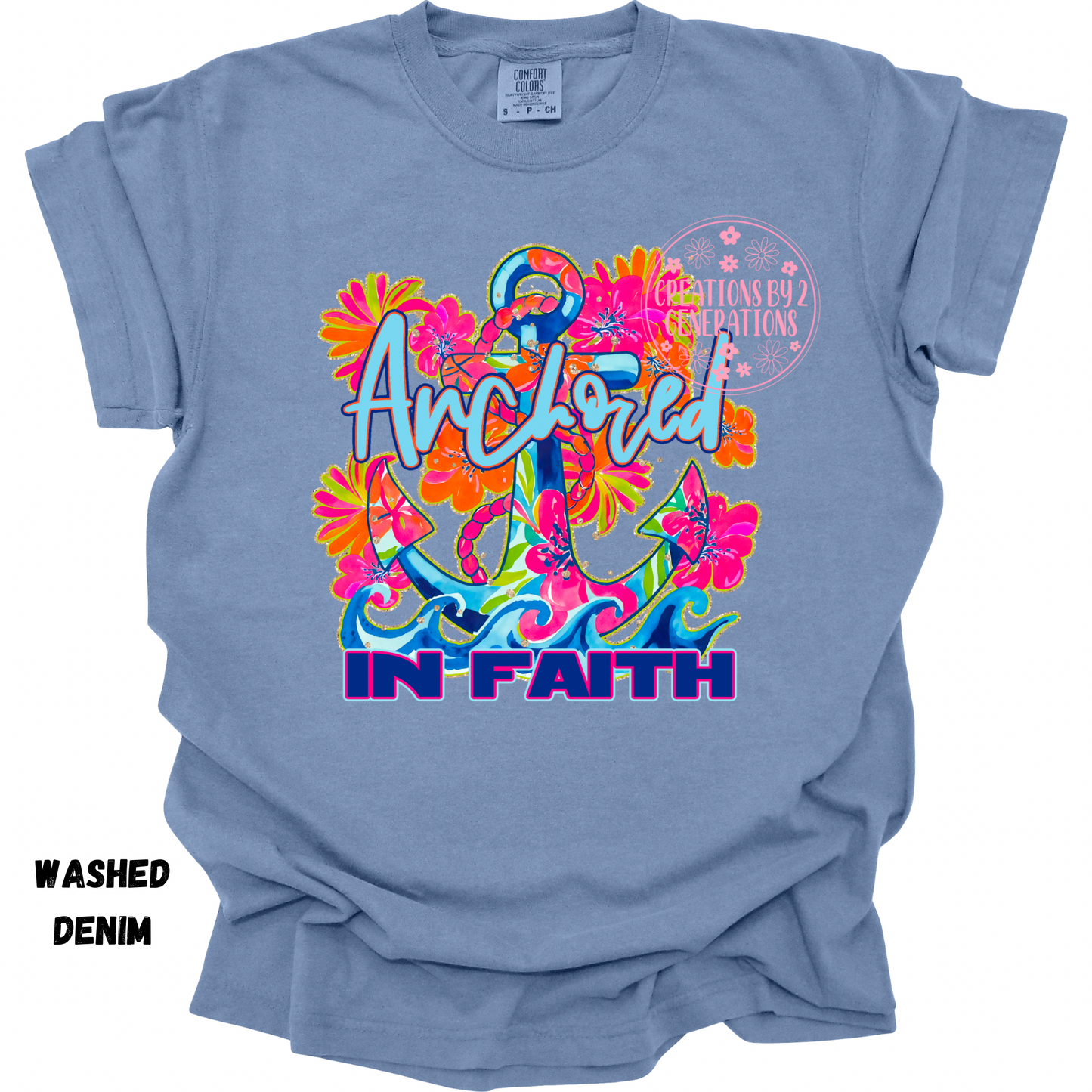 ANCHORED IN FAITH PRINT