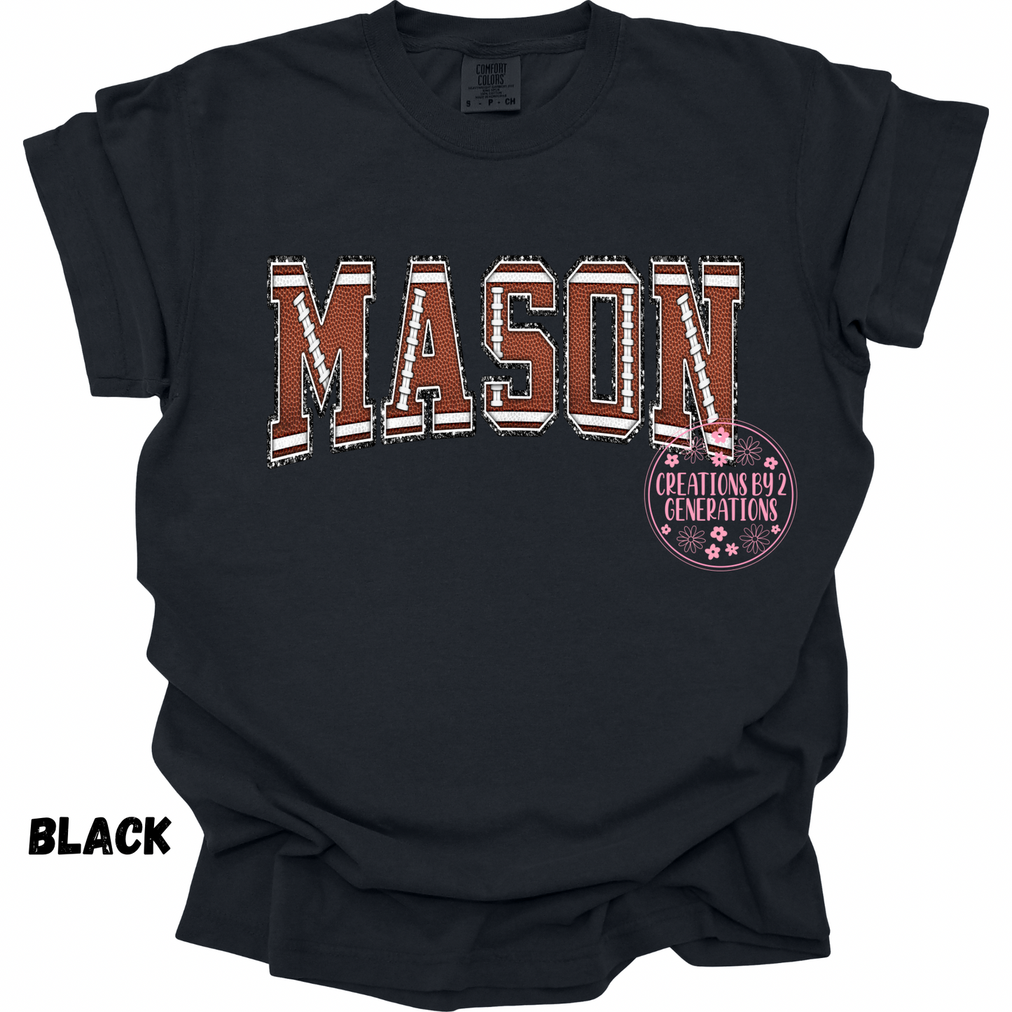 MASON FOOTBALL LETTERS PRINT