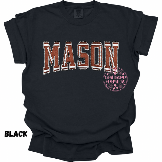 MASON FOOTBALL LETTERS PRINT