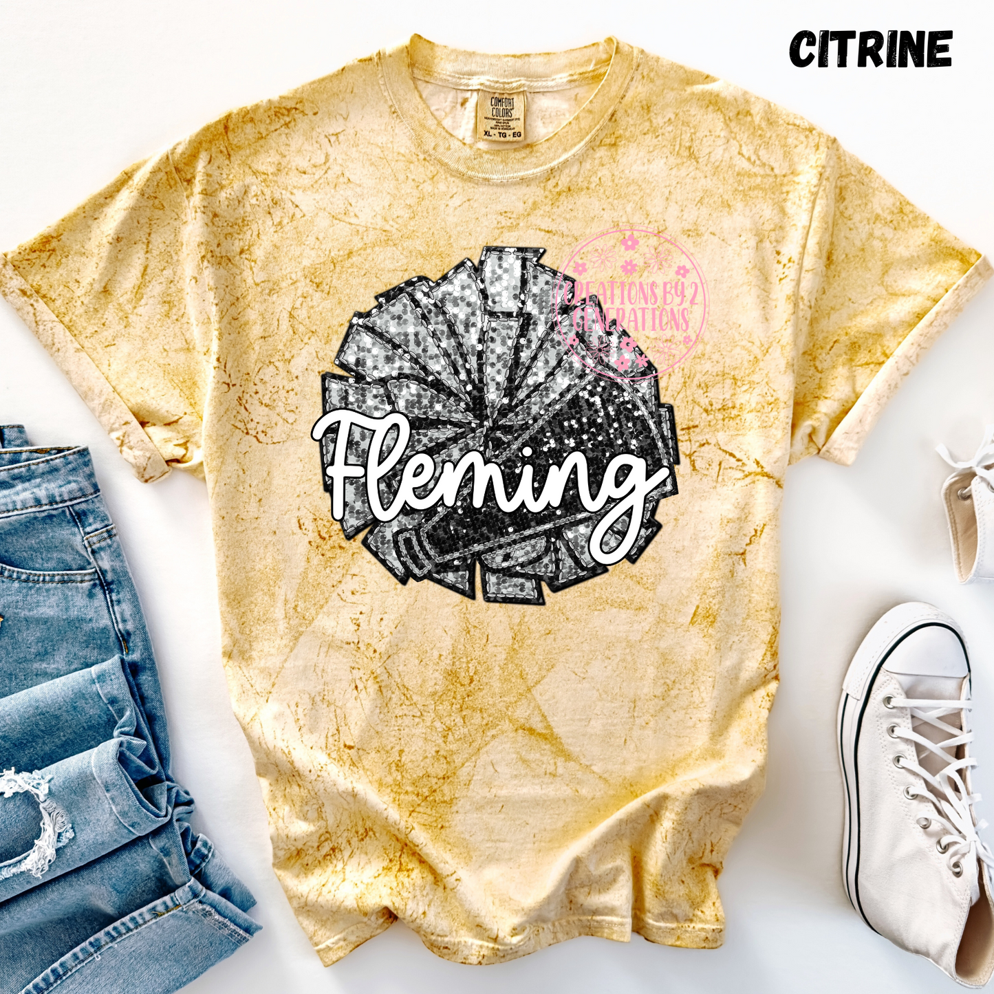 FLEMING CHEER FAUX SEQUINS