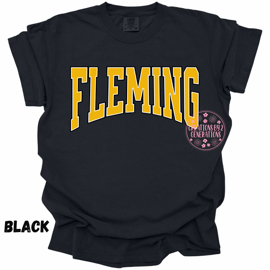 FLEMING YELLOW GOLD ARCH PRINT