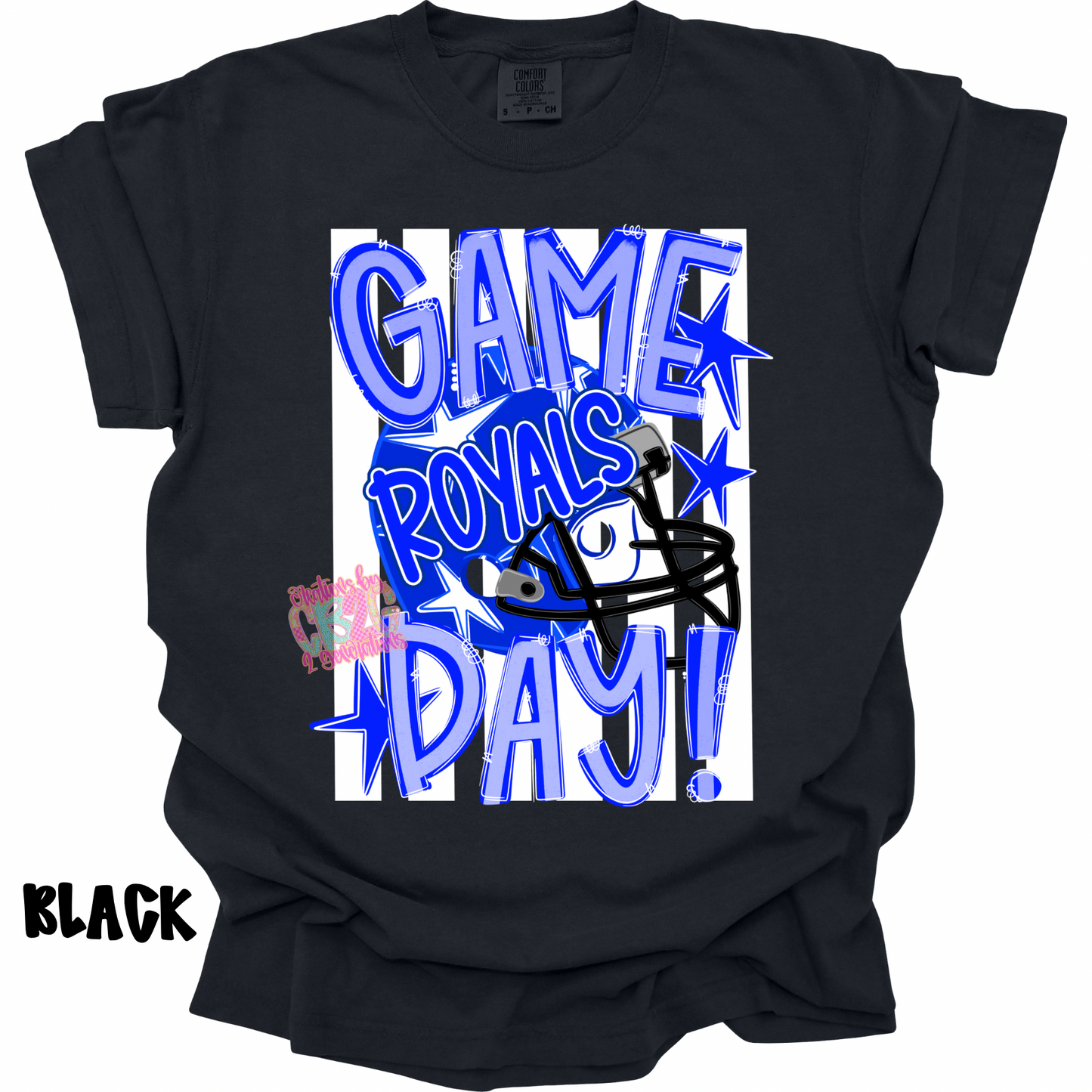 GAME DAY FOOTBALL ROYALS WITH STRIPES PREORDER