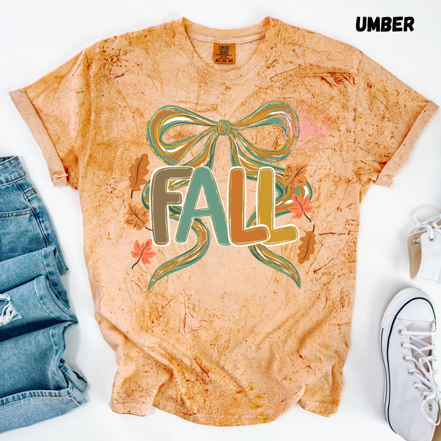 FALL WITH BOW PRINT