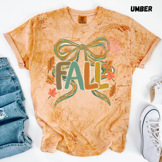 FALL WITH BOW PRINT
