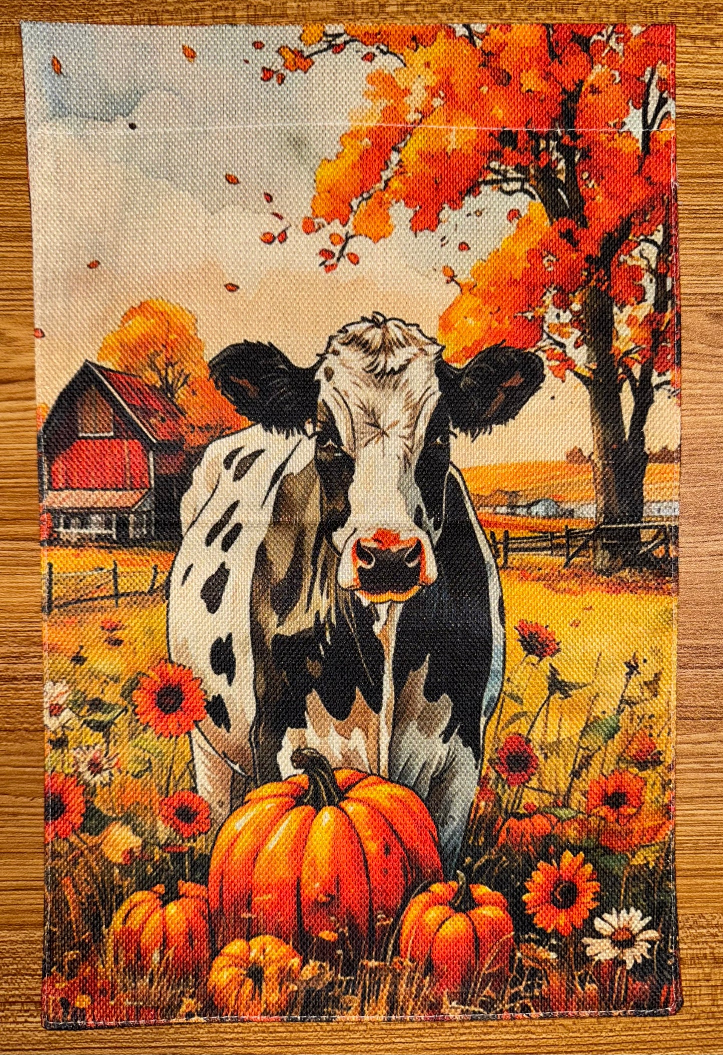 FALL COW FLAG