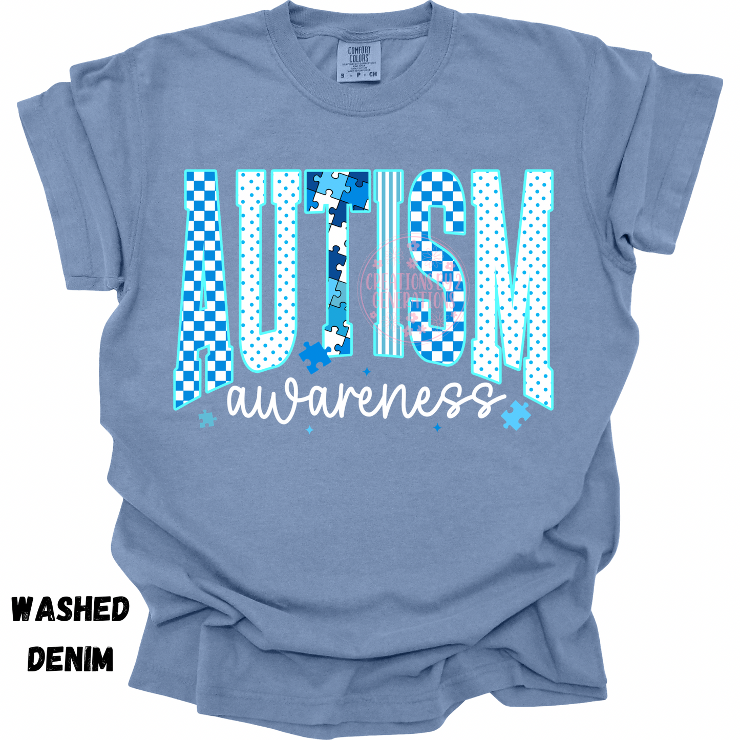 AUTISM AWARENESS BLUE & WHITE PREORDER