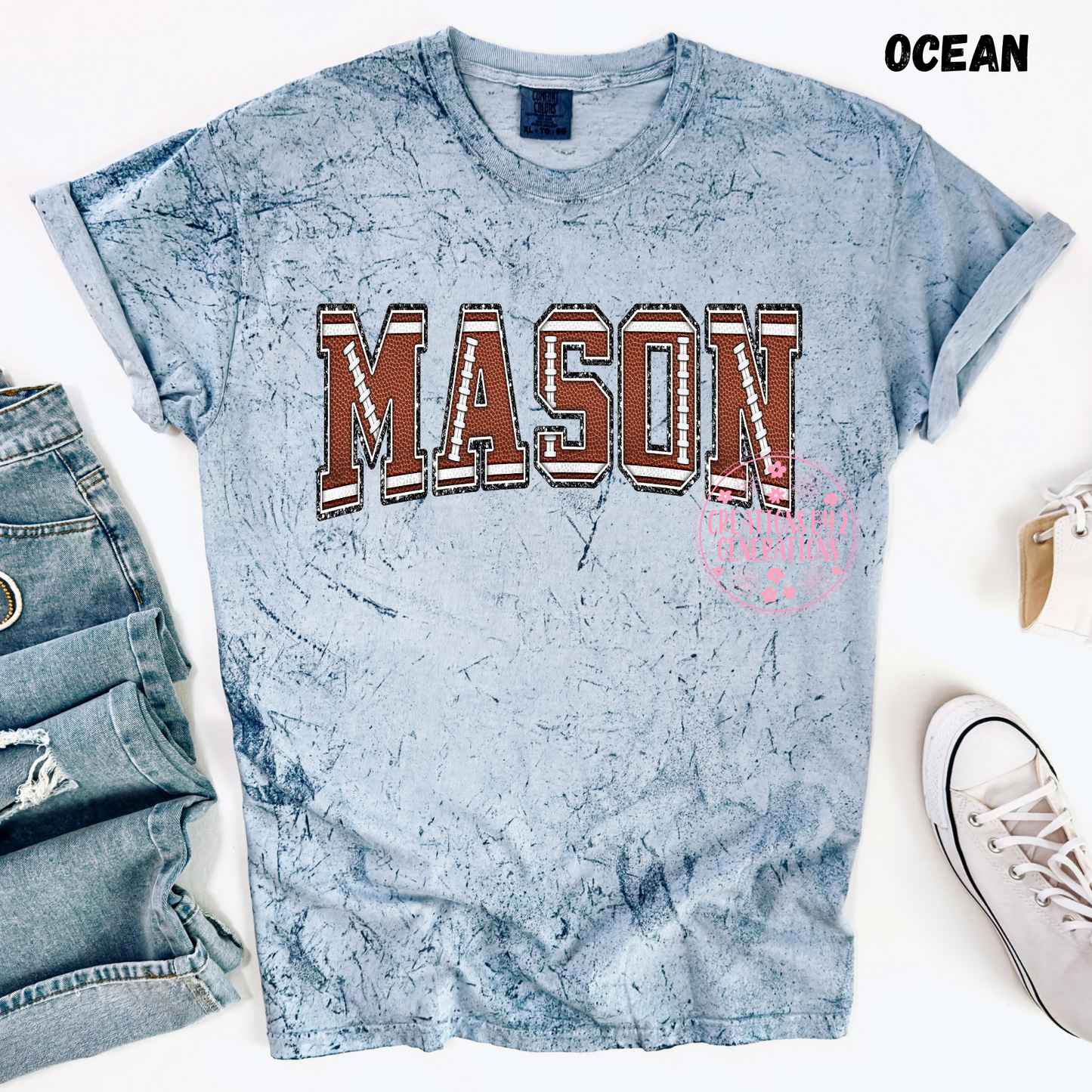 MASON FOOTBALL LETTERS PRINT