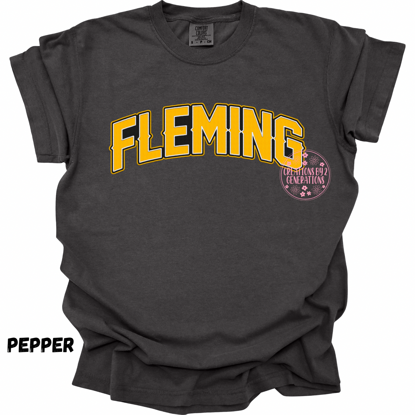 FLEMING FAUX EMBROIDERY ARCH PRINT (YOUTH)