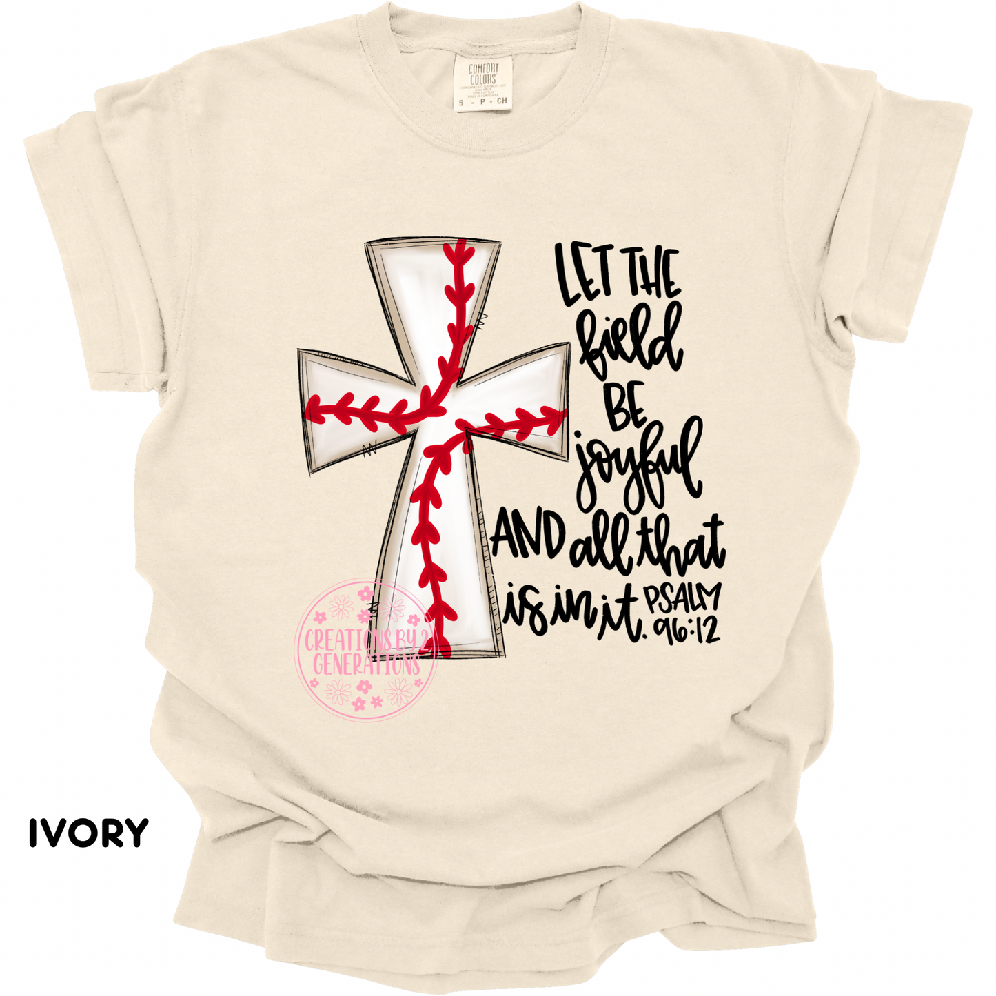 BASEBALL CROSS PRINT
