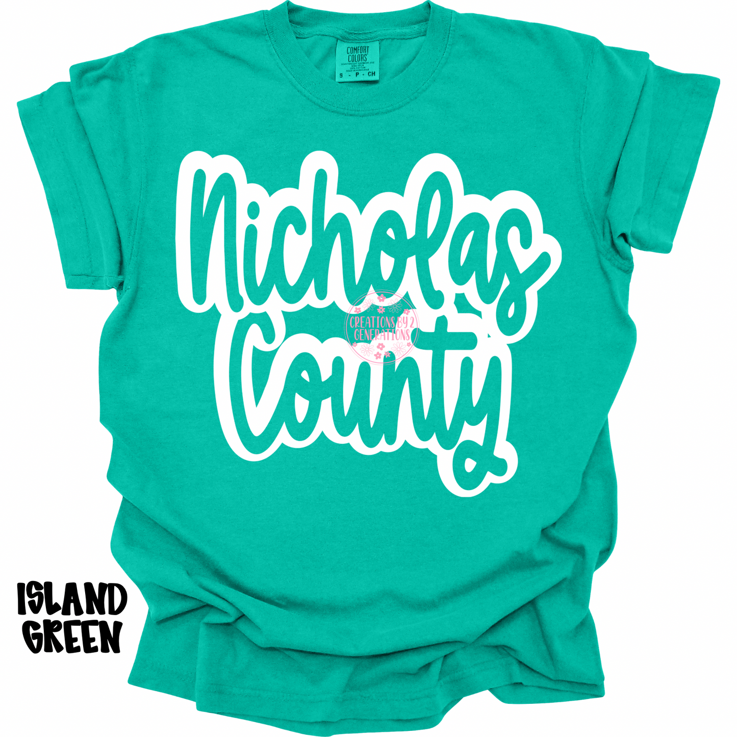 NICHOLAS COUNTY WHITE OUTLINE PREORDER (YOUTH)