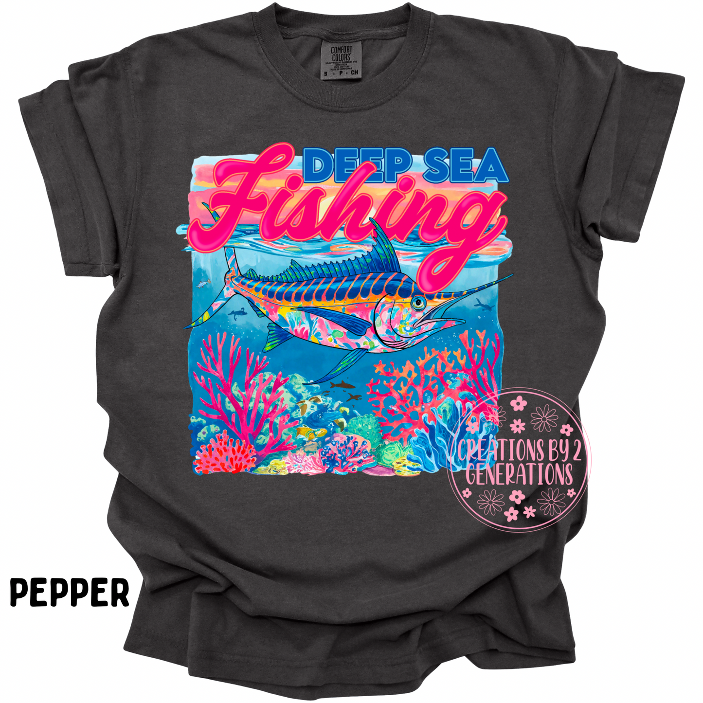 DEEP SEA FISHING PRINT