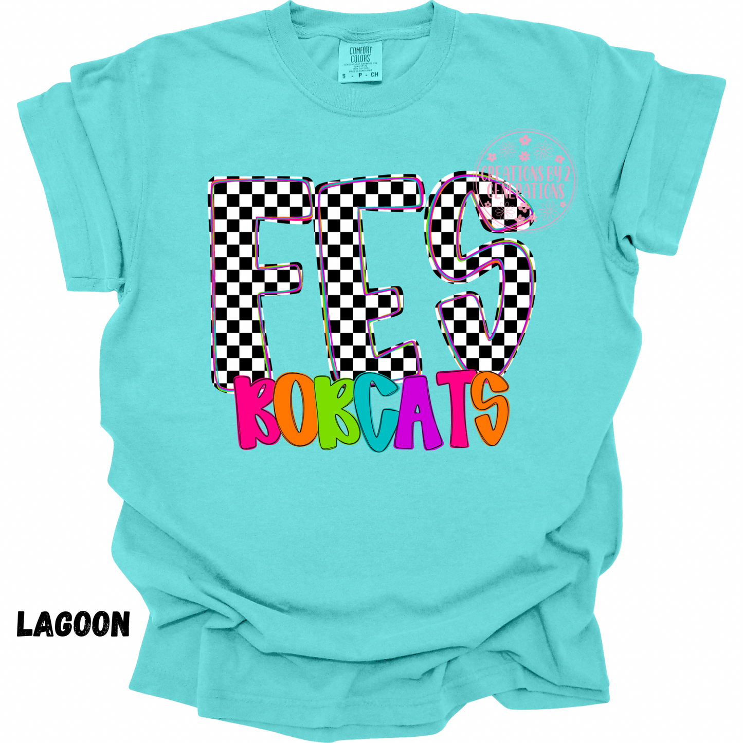 FES BOBCATS NEON PRINT