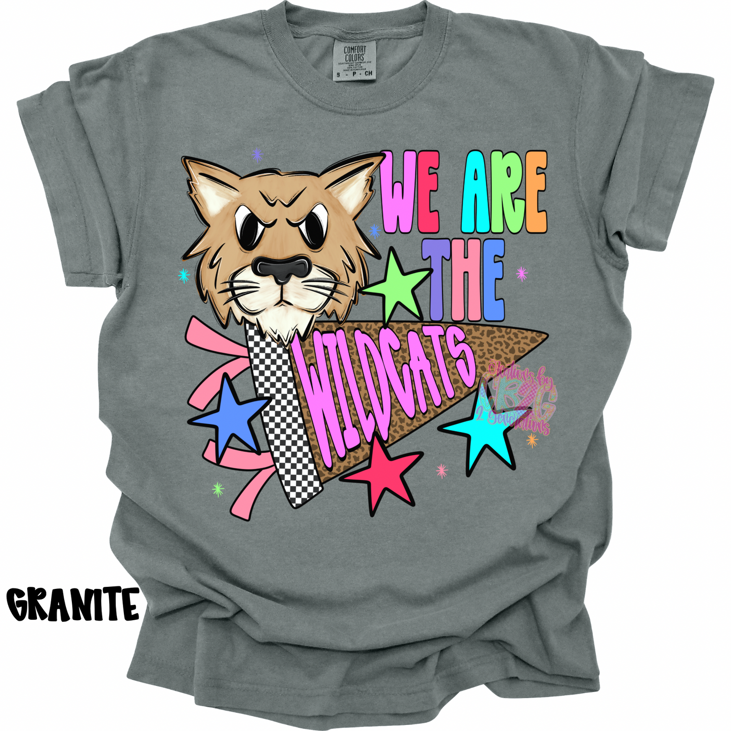WE ARE THE WILDCATS COLORFUL WITH BANNER PREORDER (YOUTH)