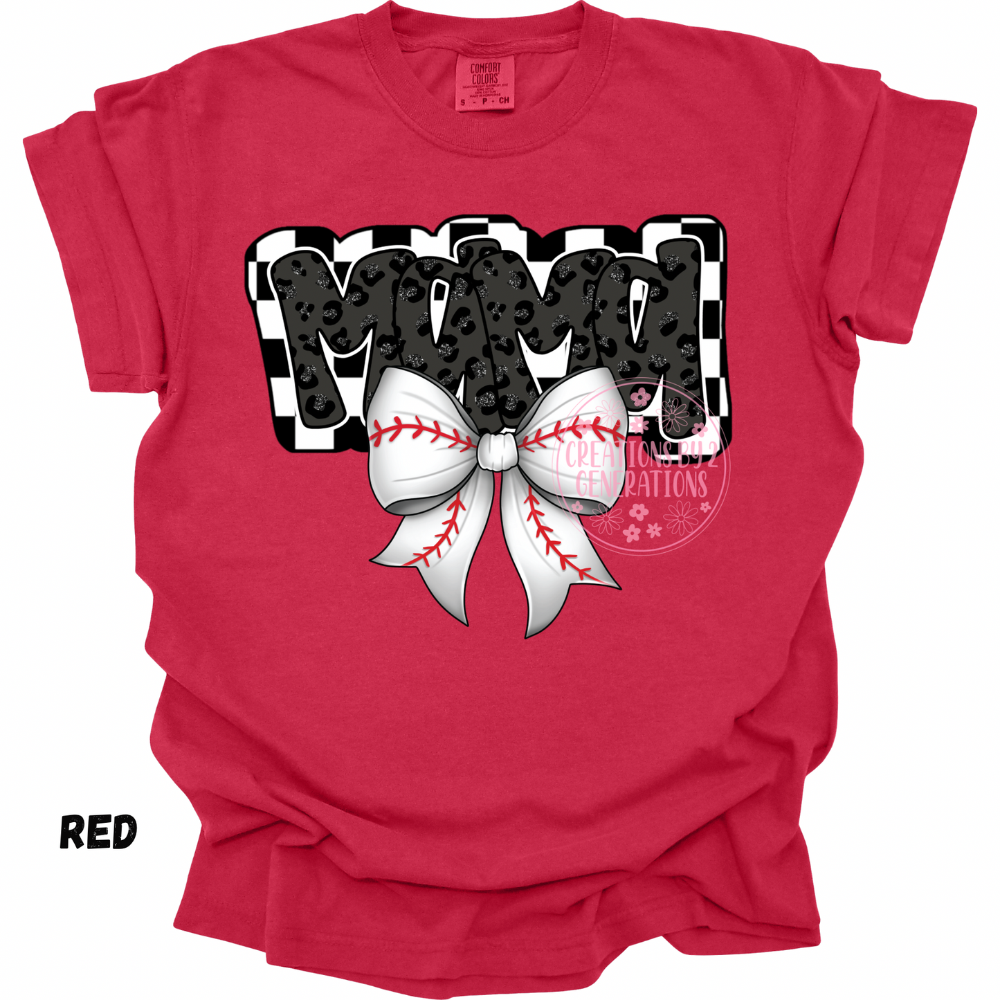 MAMA BASEBALL BOW PREORDER