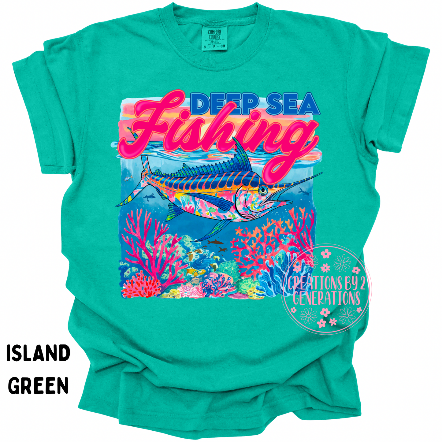DEEP SEA FISHING PRINT