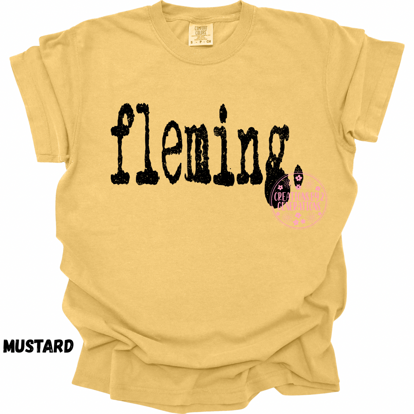 FLEMING TYPOGRAPHY PRINT