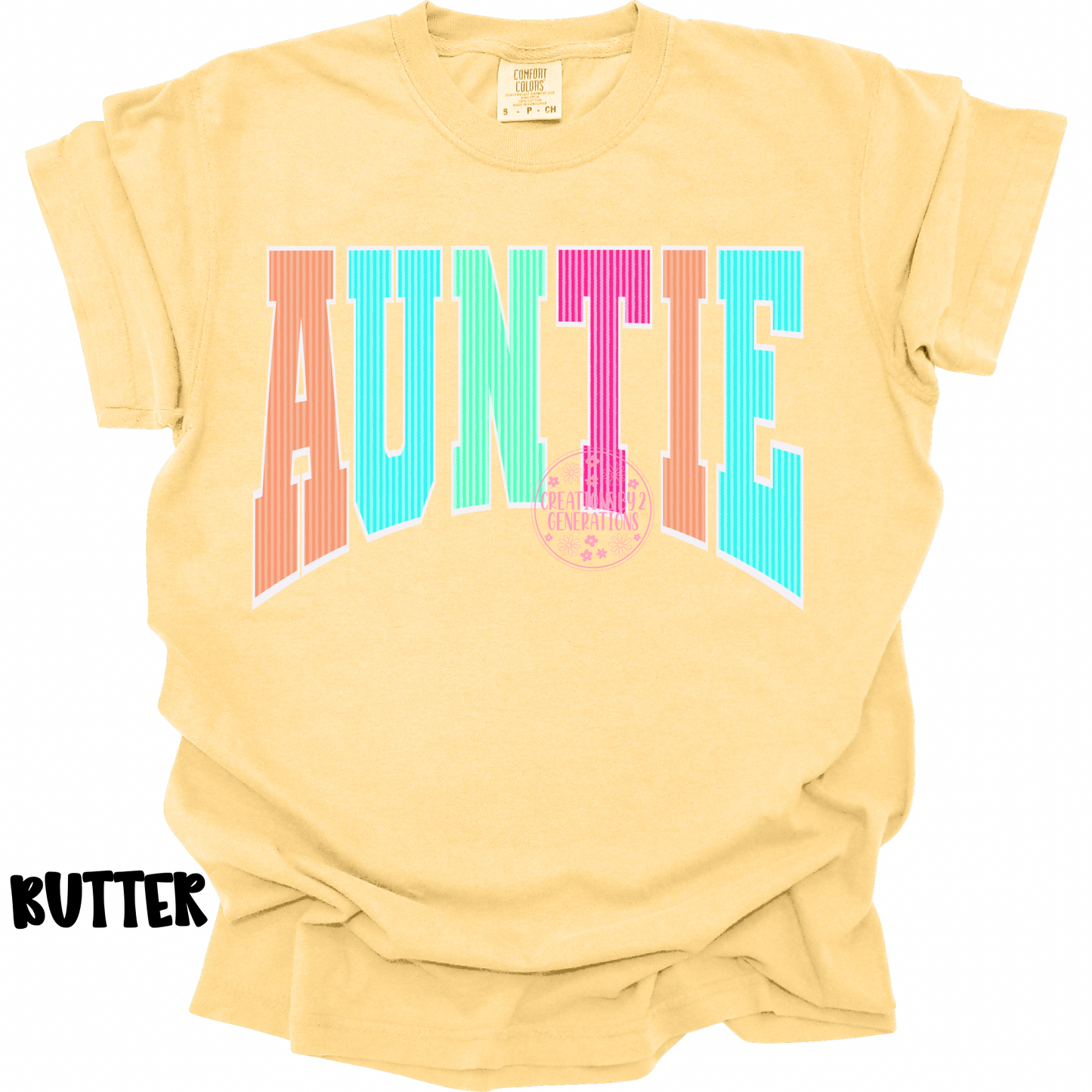 AUNTIE MULTICOLORED VARSITY PREORDER