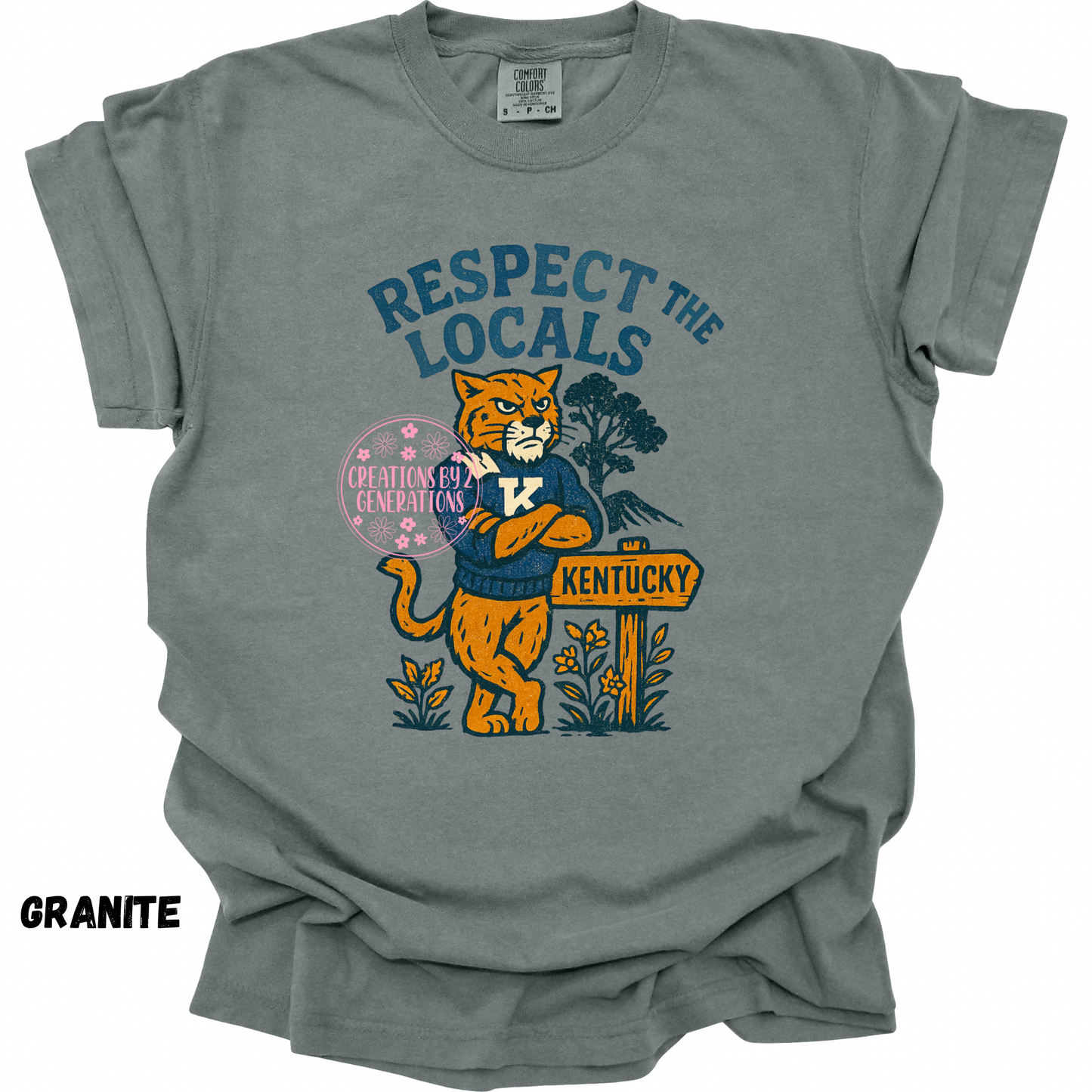 RESPECT THE LOCALS KENTUCKY PRINT