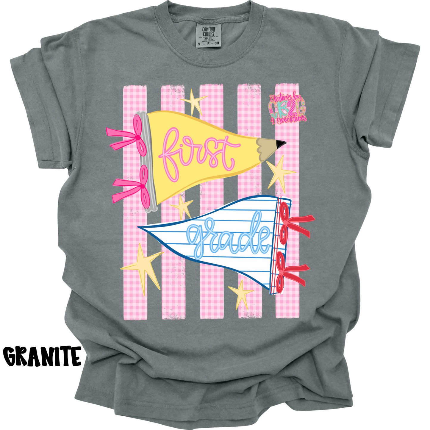 FIRST GRADE PENNANT WITH STRIPES PREORDER (YOUTH)