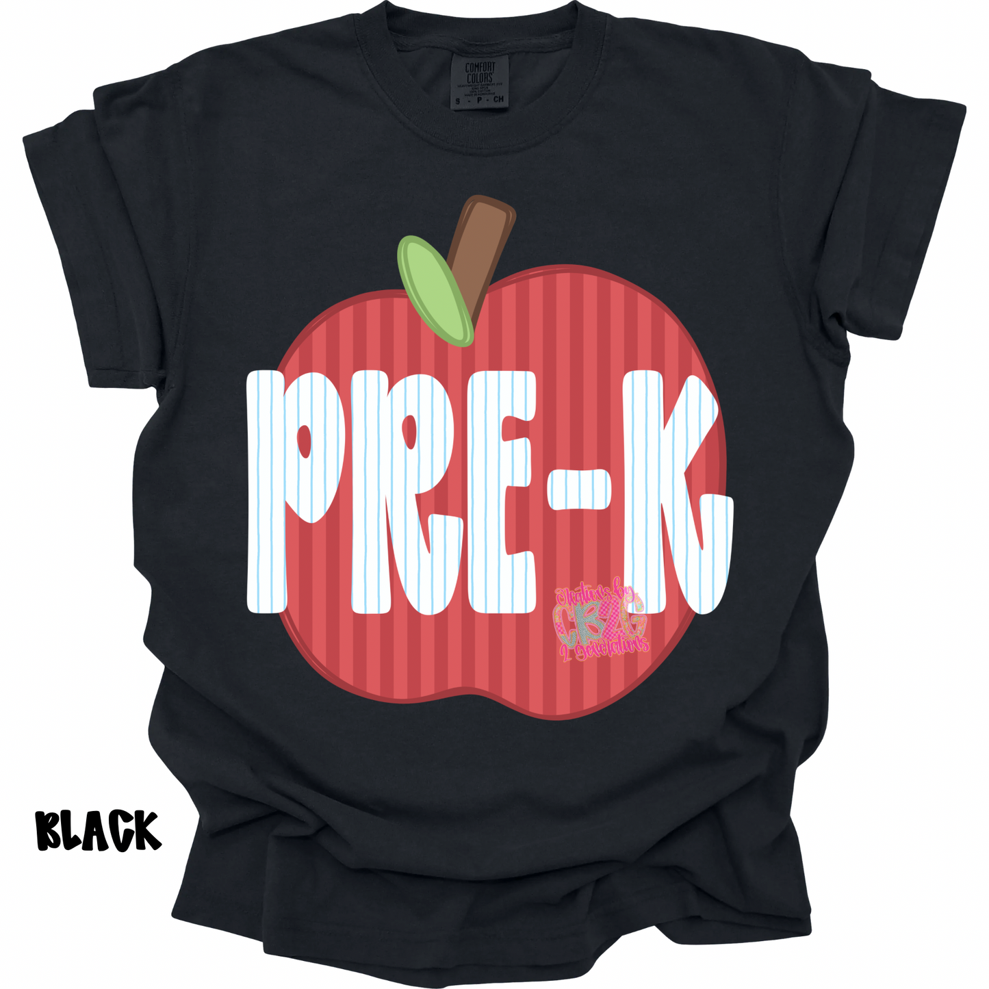 PRE-K APPLE STRIPES PREORDER (YOUTH)