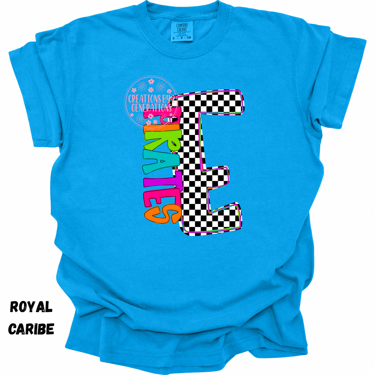 E PIRATES COLORFUL & CHECKERED