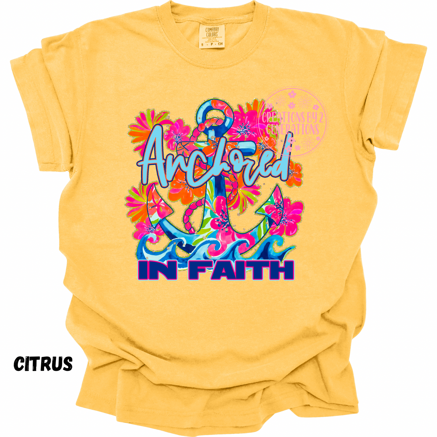 ANCHORED IN FAITH PRINT