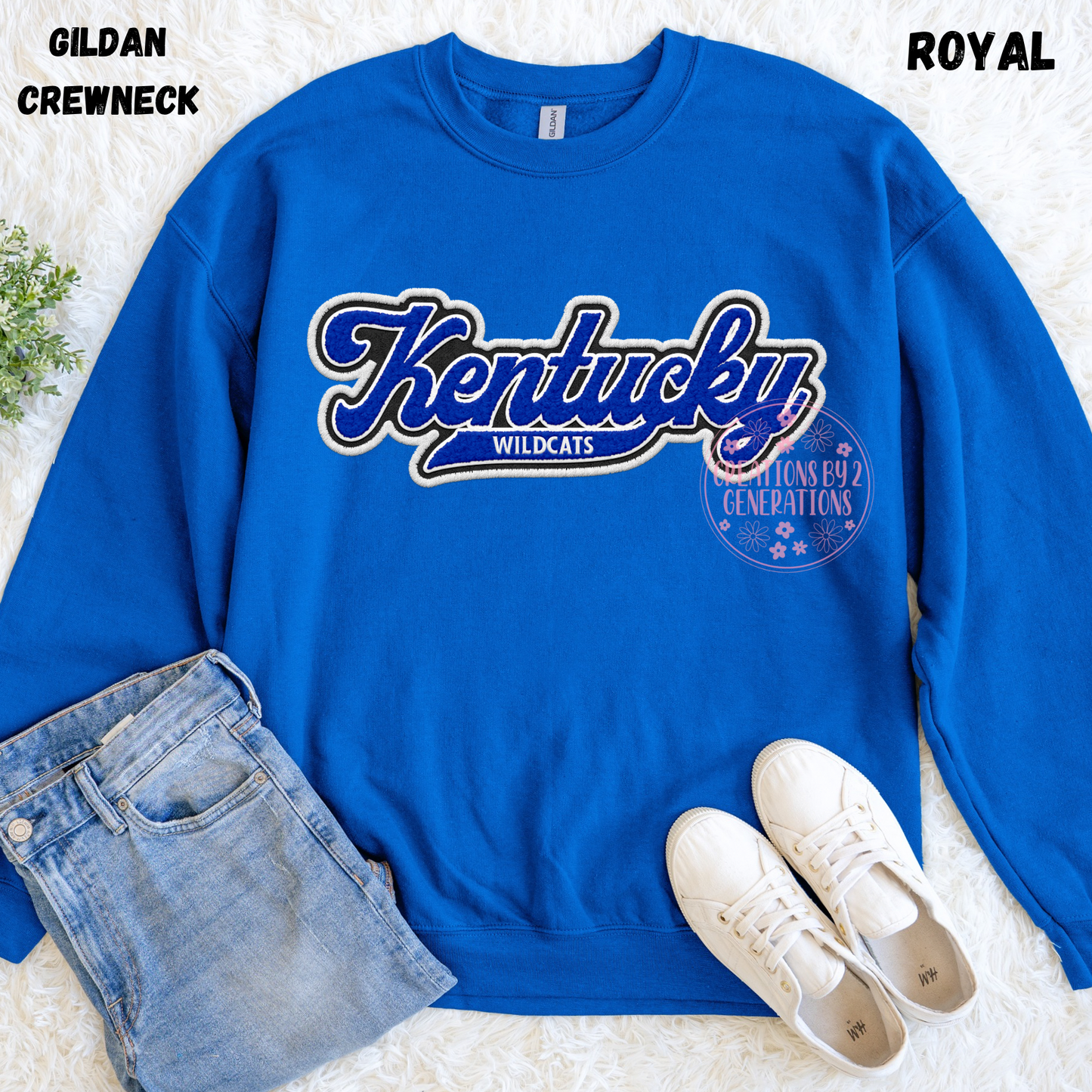 KENTUCKY WILDACATS FAUX EMBROIDERY PRINT (YOUTH)