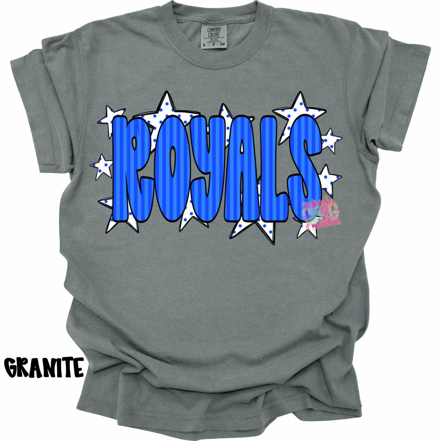 ROYALS BLUE STRIPES WITH STARS PREORDER (YOUTH)