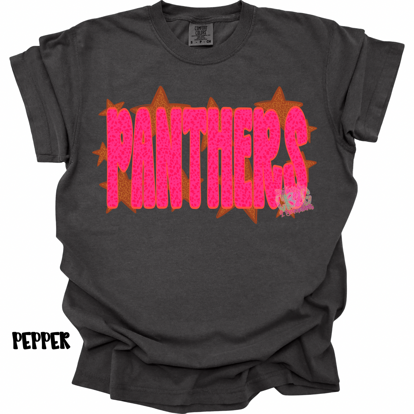 PANTHERS PINK WITH LEOPARD STARS PREORDERS