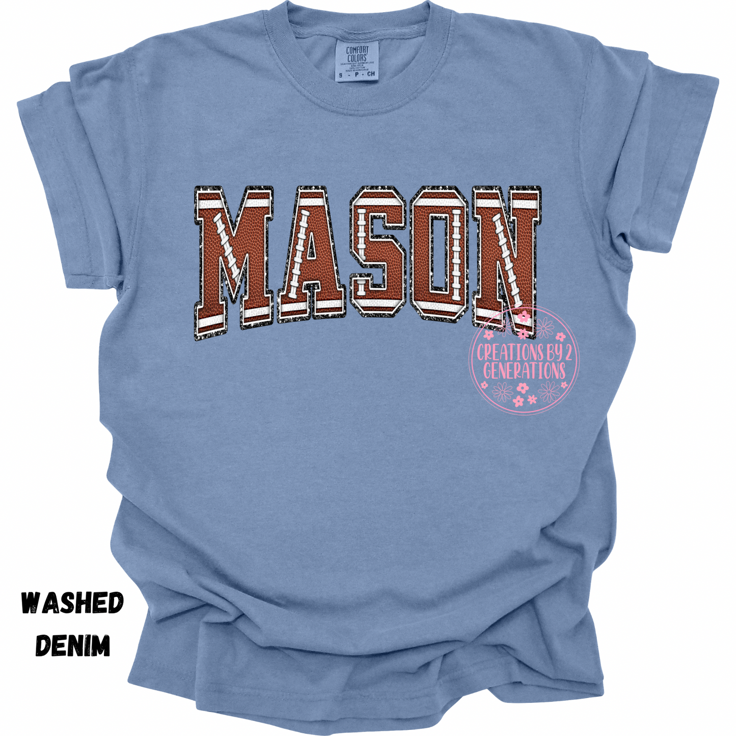 MASON FOOTBALL LETTERS PRINT