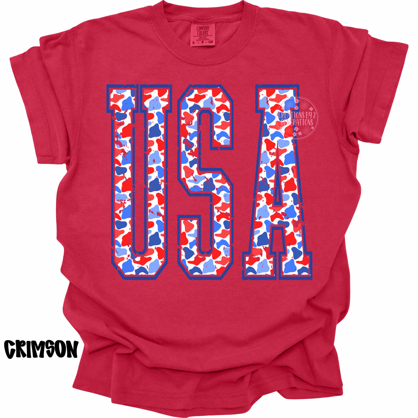 USA RWB CAMO LETTERS PREORDER