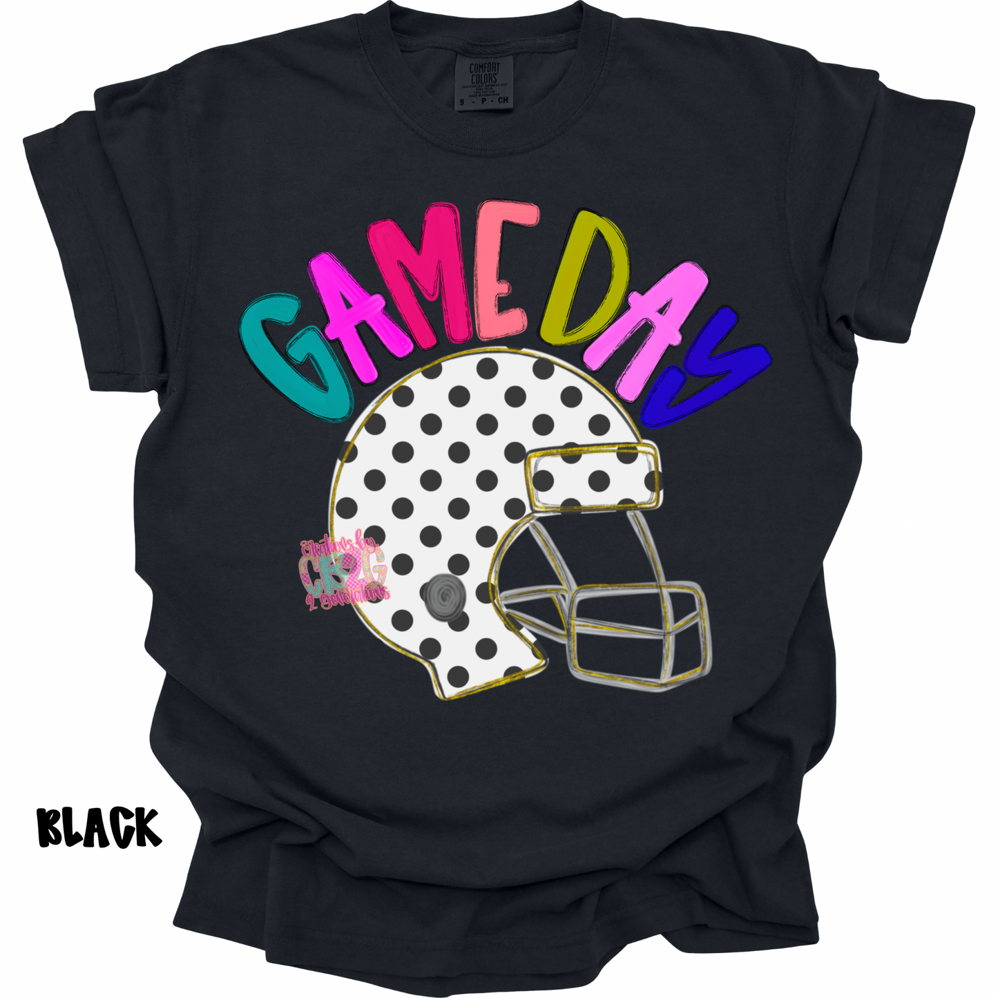 GAME DAY COLORFUL WITH POLKA DOT HELMET PREORDER