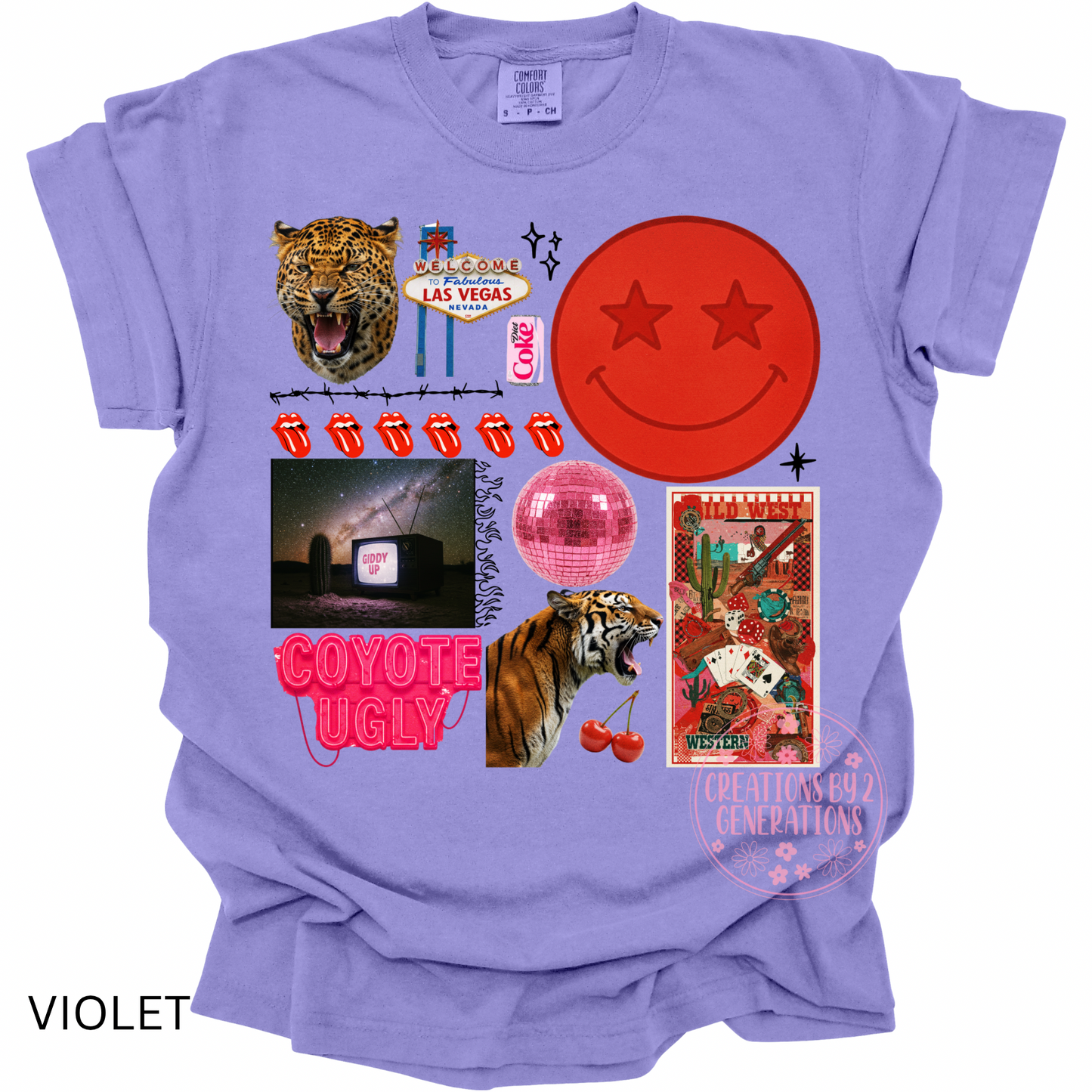 COYOTE UGLY WITH SMILEY PRINT