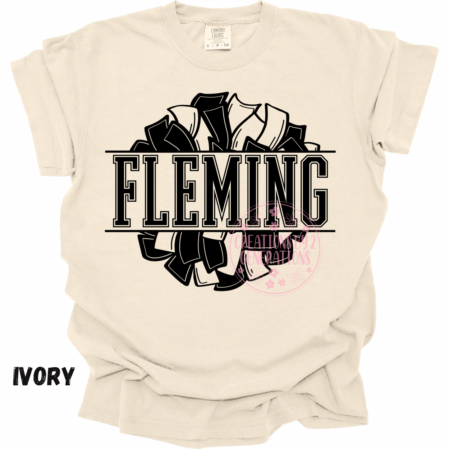 FLEMING CHEER BLACK OUTLINE PREORDER