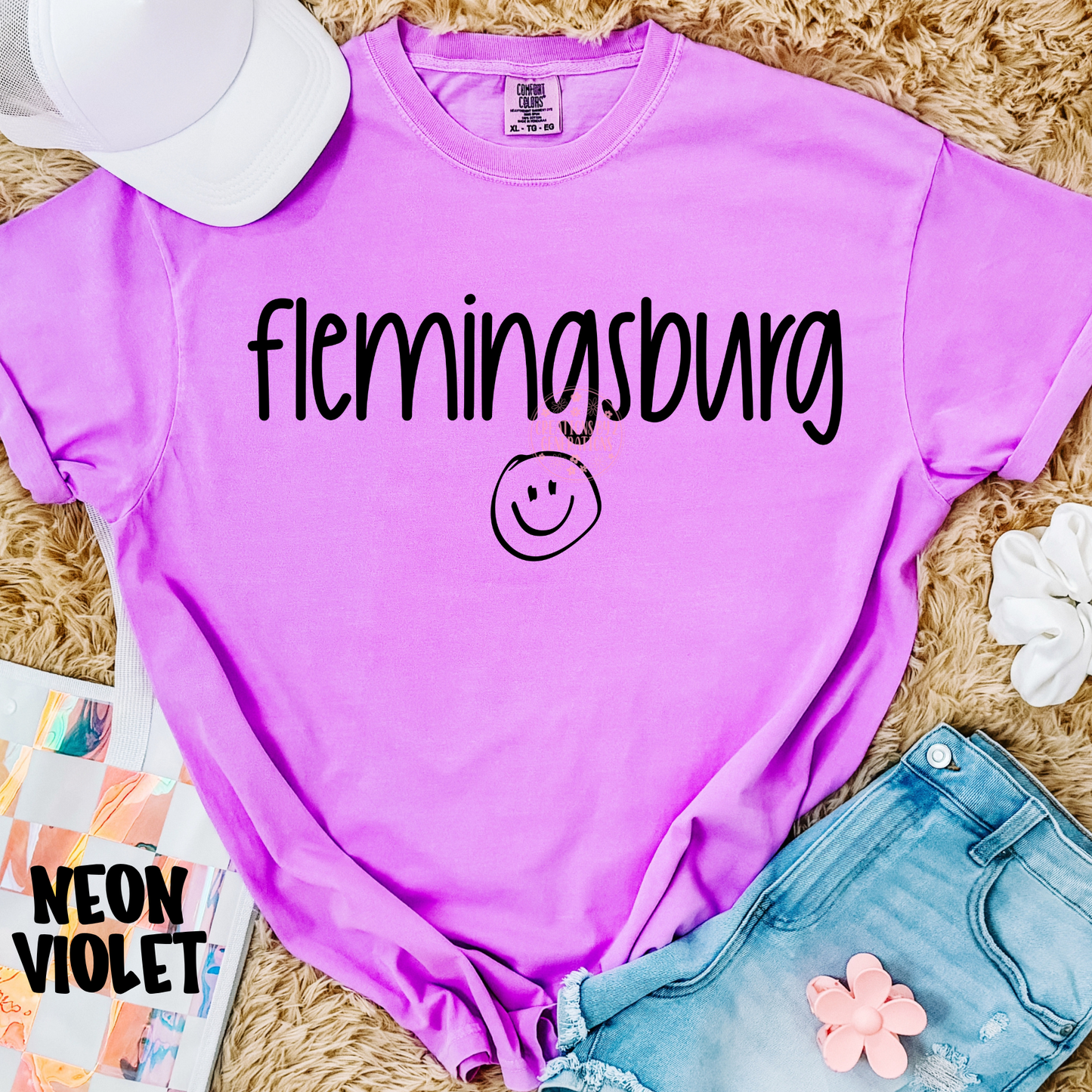 FLEMINGSBURG WITH SMILEY FACE BLACK PREORDER