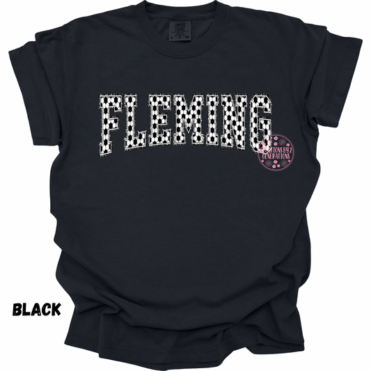 FLEMING SOCCER WORD PRINT (YOUTH)