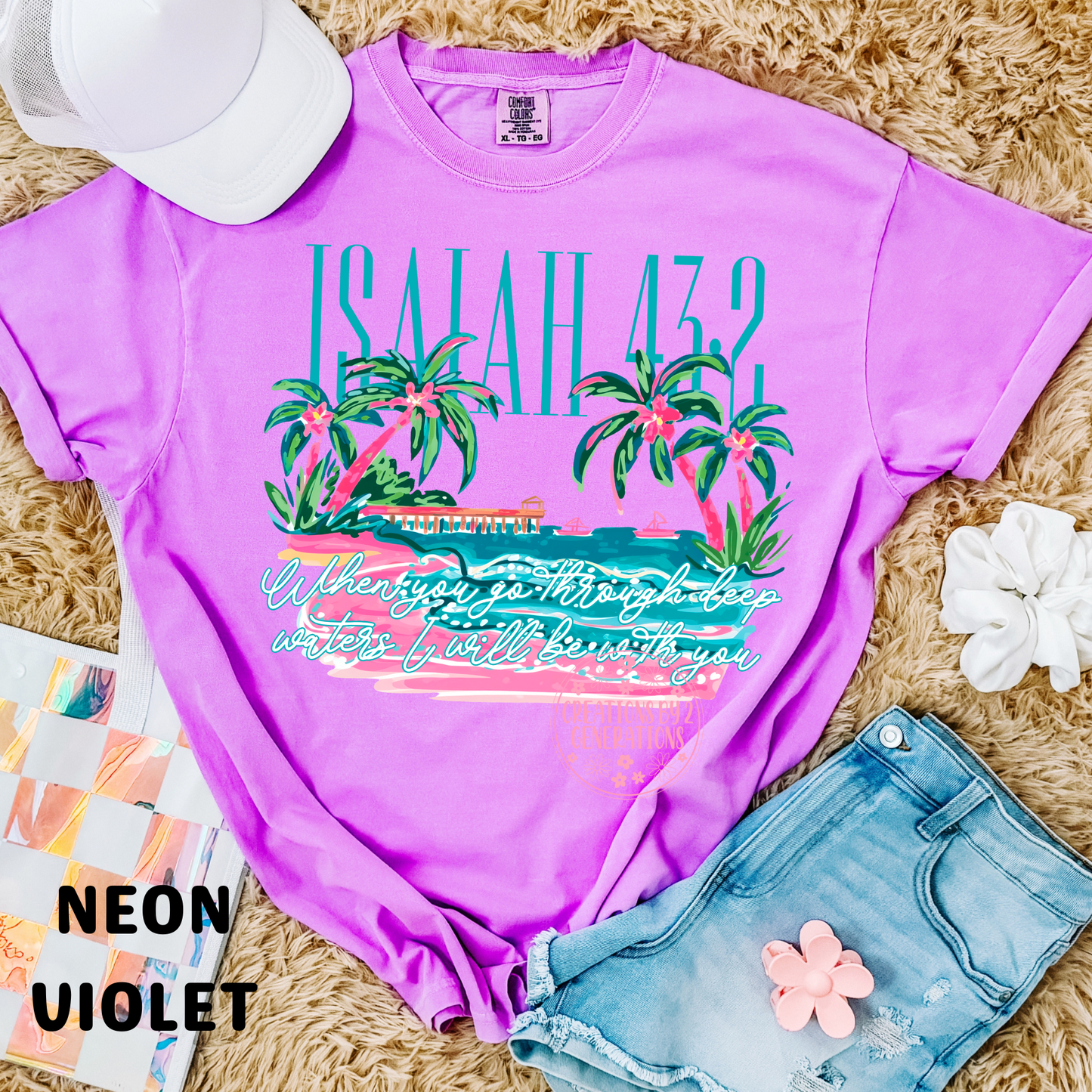 ISAIAH 43:2 BEACH PRINT