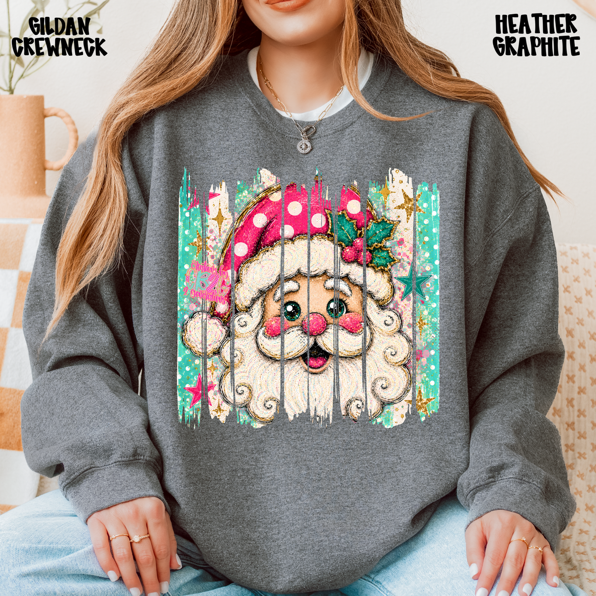 SANTA BRUSH COLORFUL SWEATSHIRT PREORDER