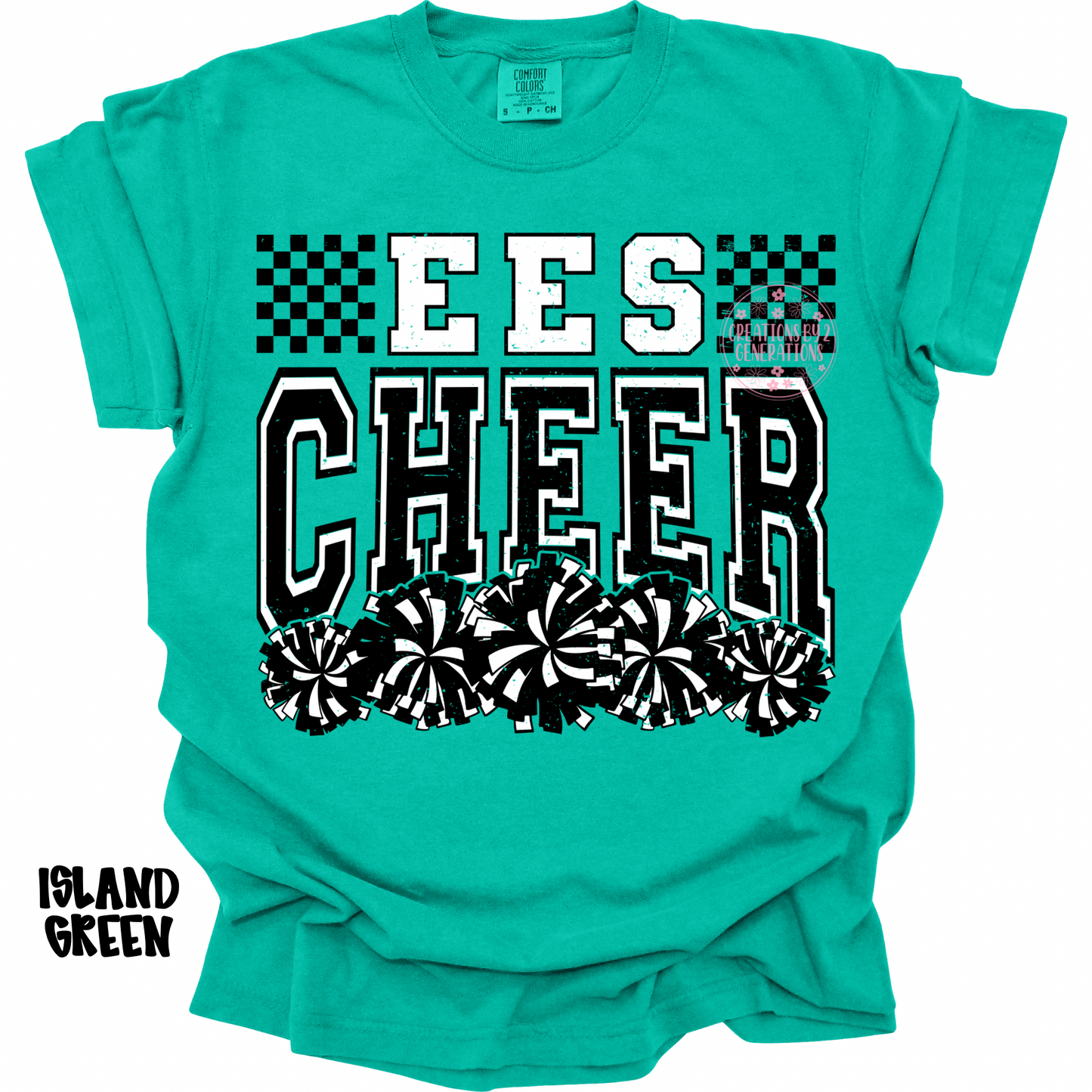 EES CHEER BLACK/WHITE PREORDER (YOUTH)