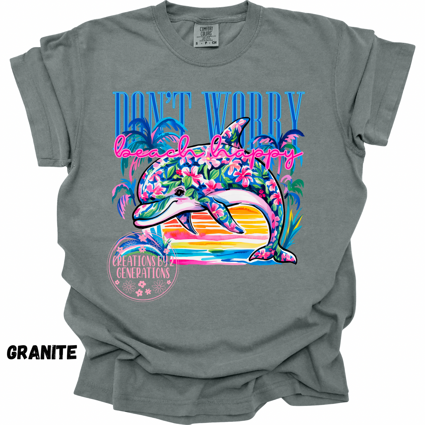 DON’T WORRY BEACH HAPPY PRINT