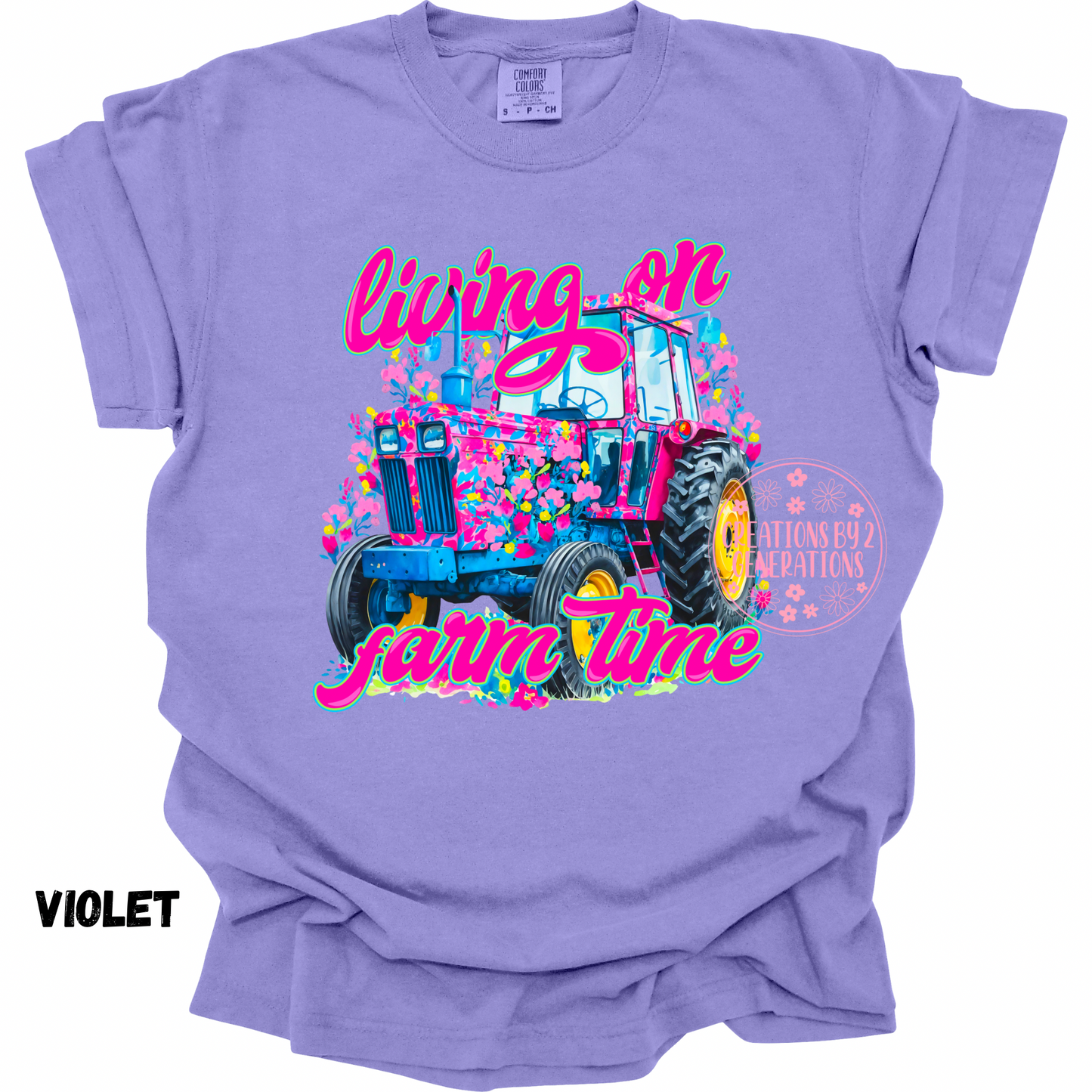 LIVING ON FARM TIME PRINT