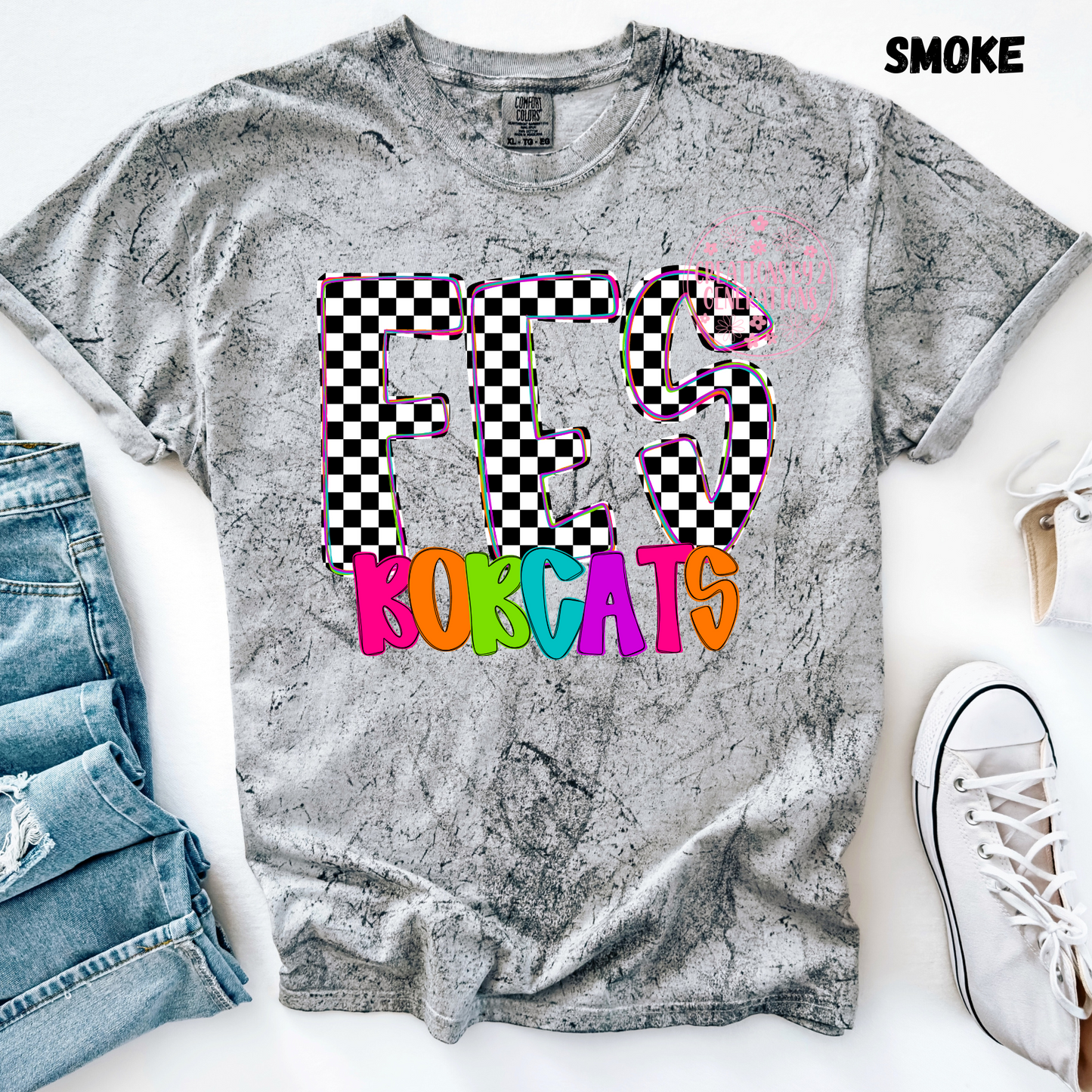 FES BOBCATS NEON PRINT