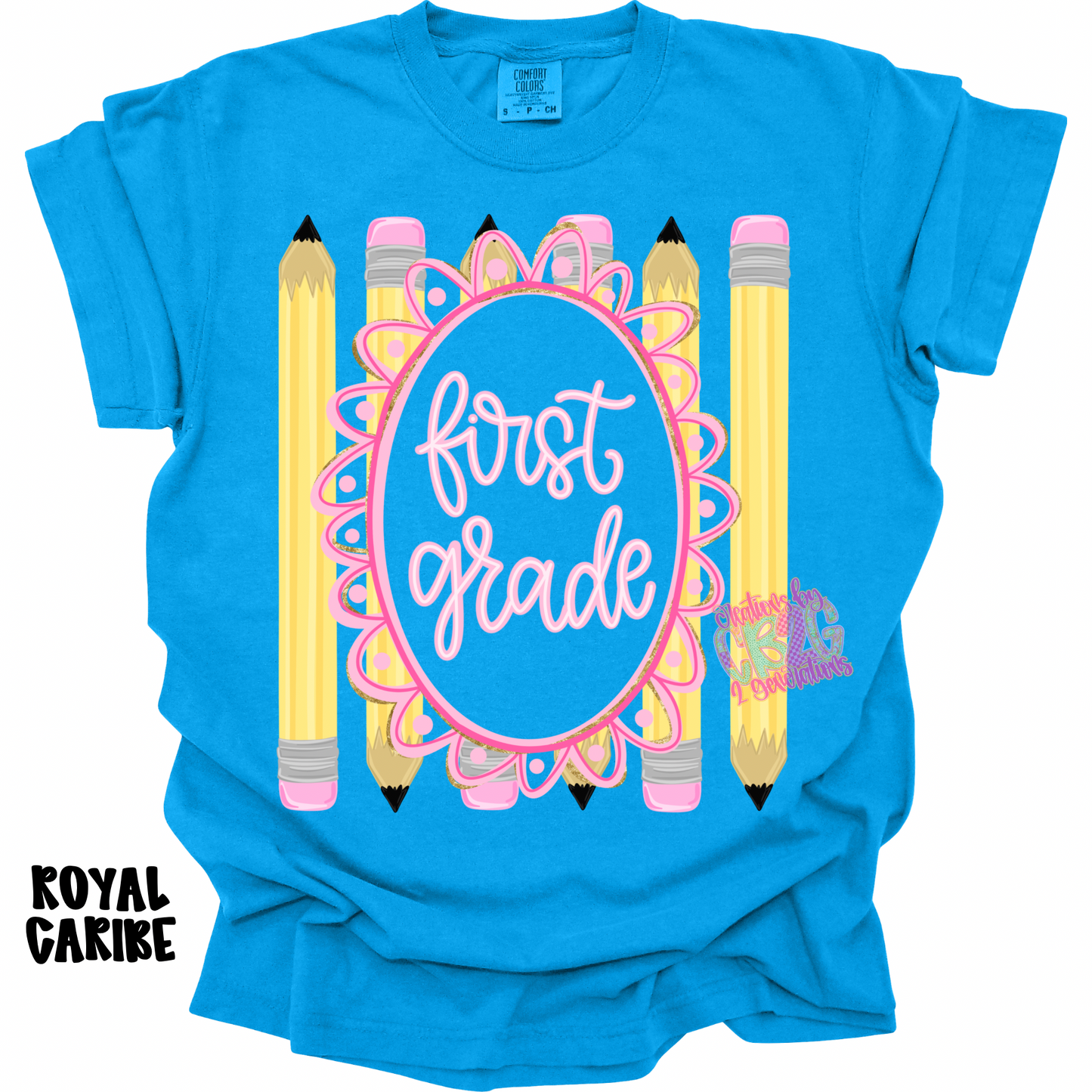 FIRST GRADE FRAME WITH PENCILS PREORDER (YOUTH)