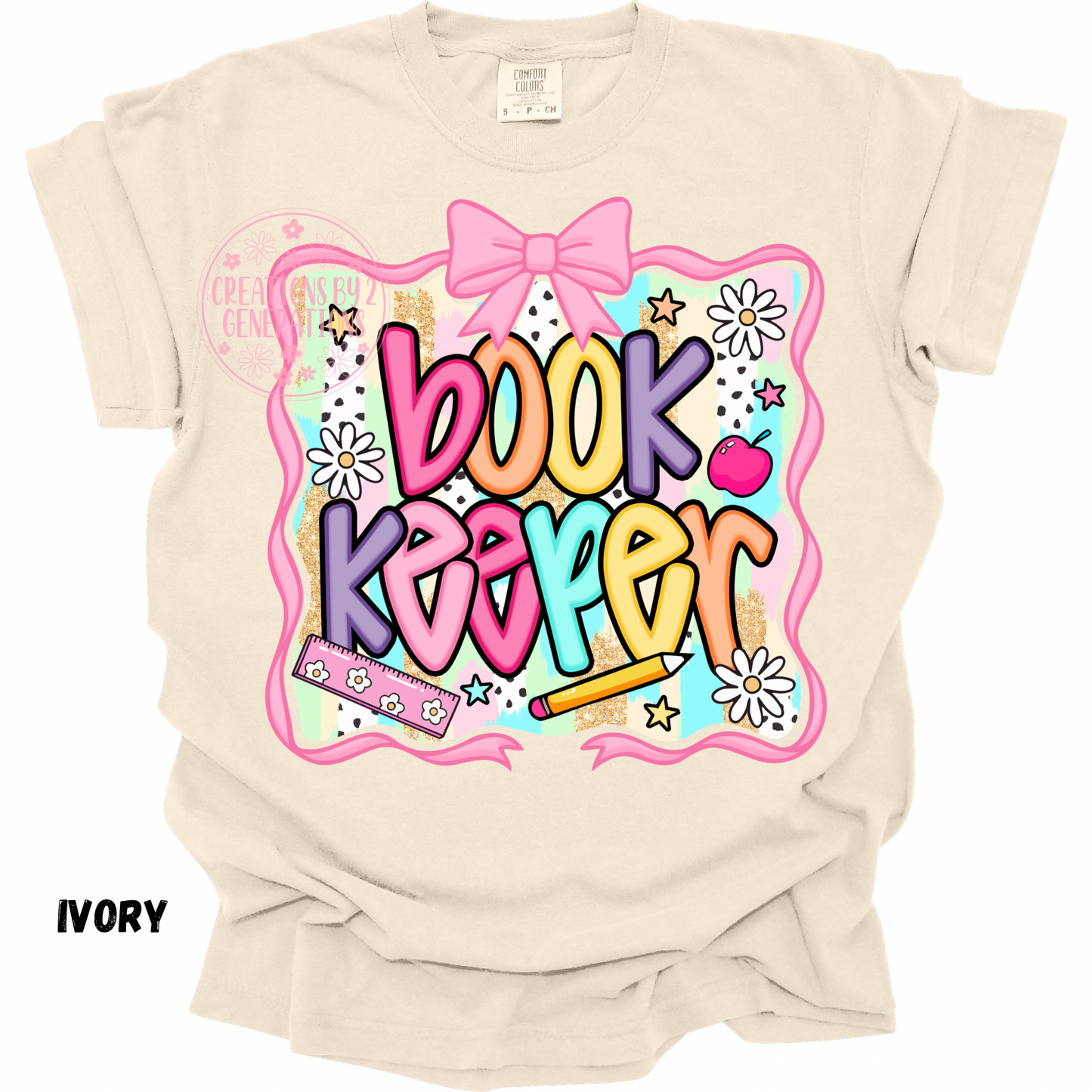 BOOK KEEPER WITH BOW AROUND IT PREORDER