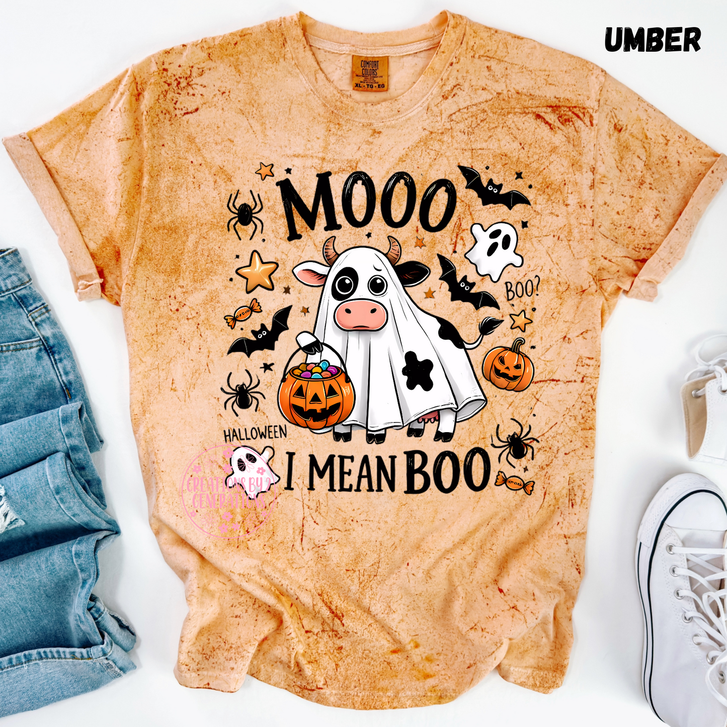 MOO I MEAN BOO COW PRINT (YOUTH)