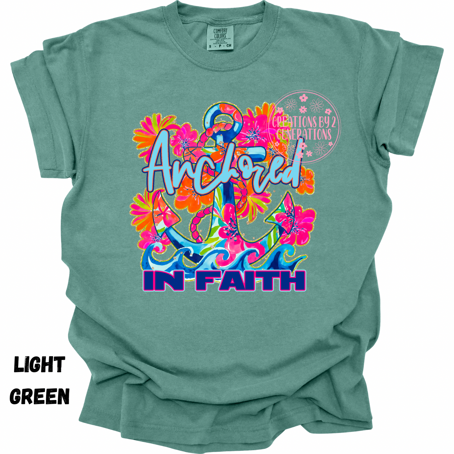 ANCHORED IN FAITH PRINT