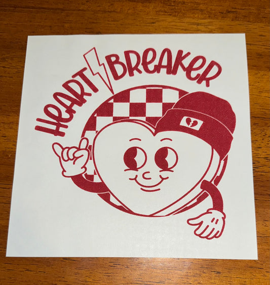 HEART BREAKER RED PRINT (toddler)