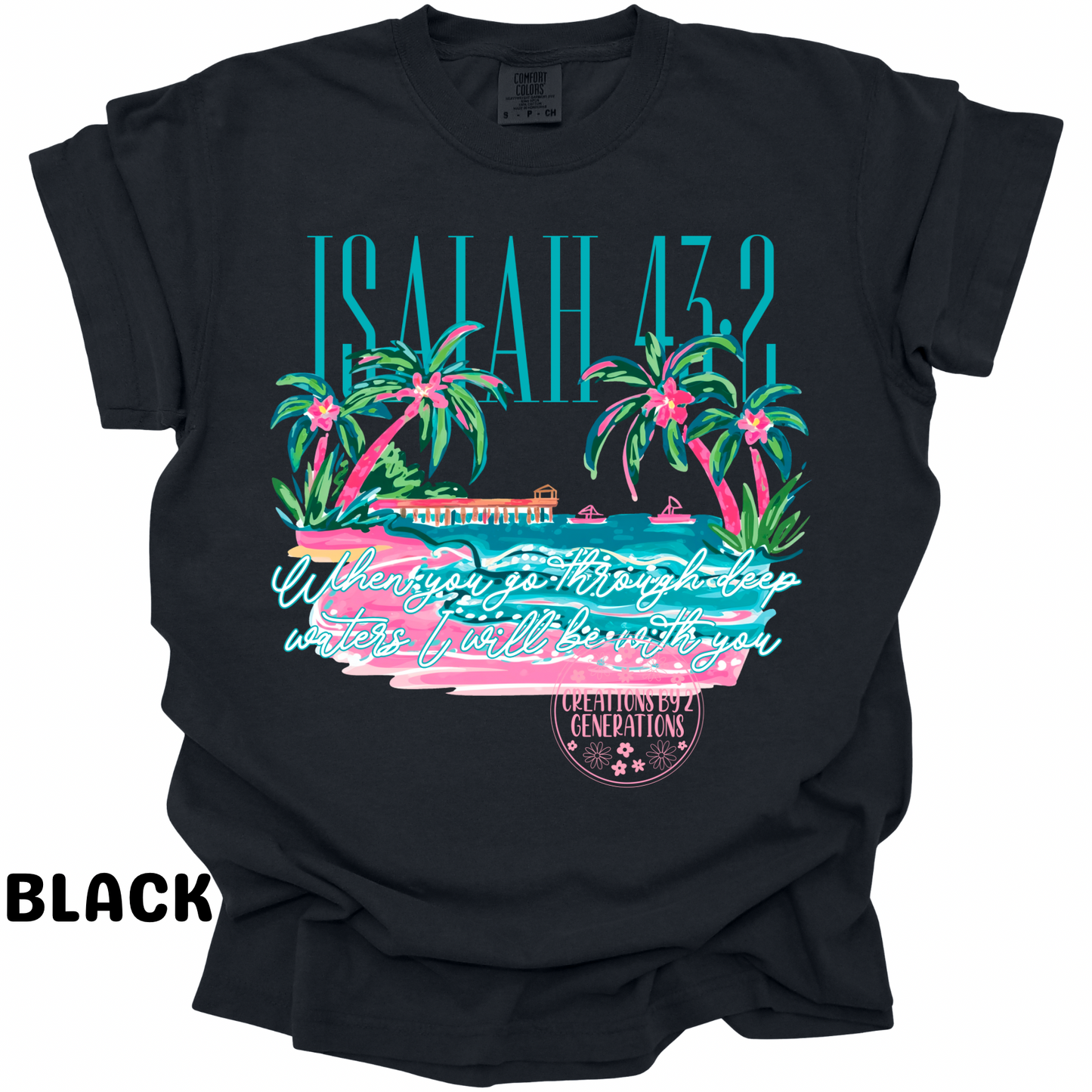 ISAIAH 43:2 BEACH PRINT