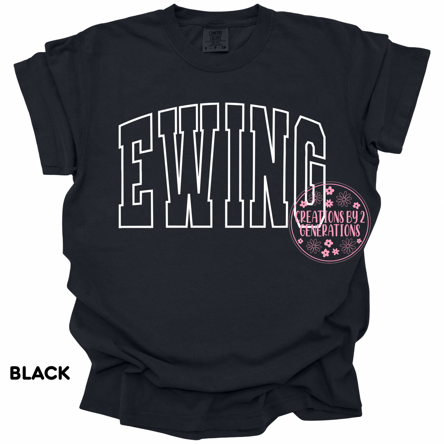 EWING WHITE OUTLINE YOUTH PRINT